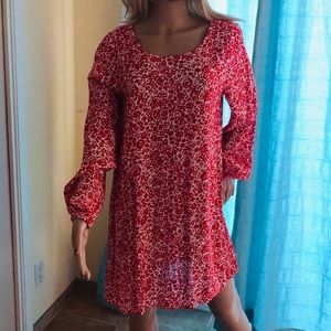 PRETTY SUN DRESS ☮️BILLABONG☮️ red & white Medium